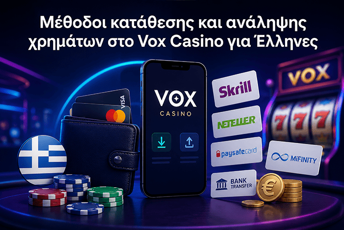Μέθοδοι πληρωμής στο Vox Casino