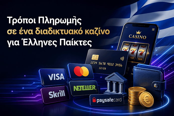 Οι καλύτερες μέθοδοι πληρωμής on line casino για Έλληνες